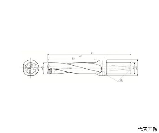 京セラ 神通力せん孔機 DRZ型用ホルダ 製作深さ4×DC S32-DRZ37148-12