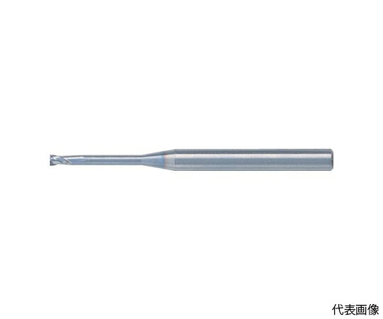 ユニオンツール 超硬エンドミル ロングネックスクエア φ0.2×法的有効性長1 CCER20021