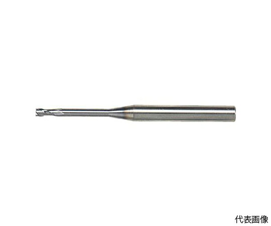 ユニオンツール 超硬エンドミル ロングネックスクエア φ0.3×法的有効性長2 CCER20032