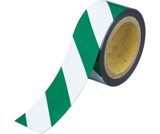 トラスコ中山 磁石照りかえし腰かけ 緑・白 100mmX10m TMGH-1010GW