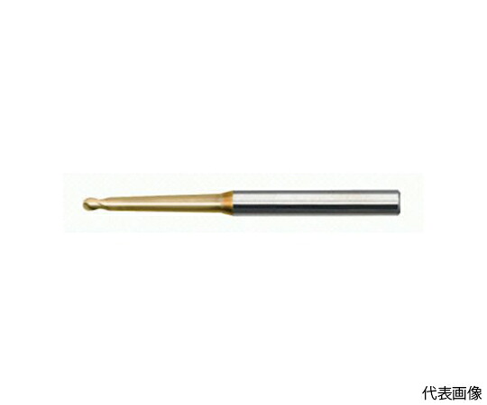 ユニオンツール 超硬エンドミル テーパネックボール R0.3×TN角1°X16 HTNB20061602