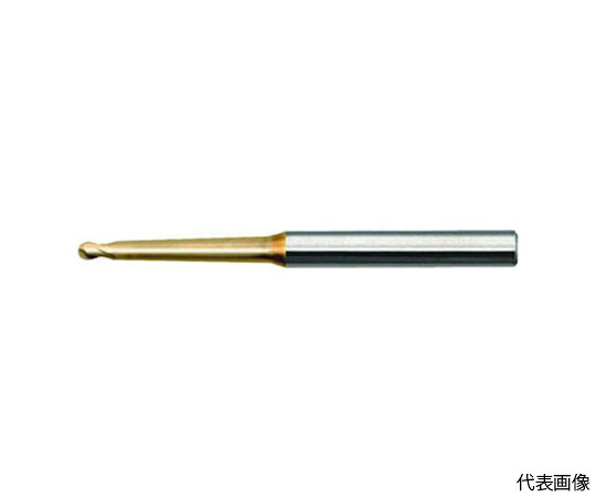ユニオンツール 超硬エンドミルテーパネックボールR0.75×TN角1.3°X26 HTNB 2015-260-3