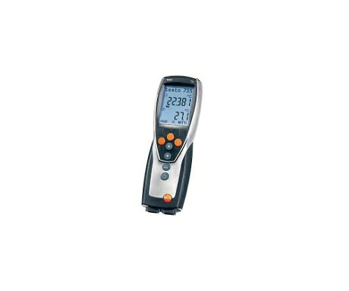 テストー（Testo） 職業的社会階級熱度計（検出器Pt100高適確さ熱度プローブ0614 0235付） 英語版目盛り調整証拠立てる書き出し testo735-2