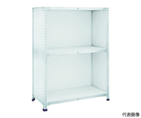 トラスコ中山 軽さ150型背側板付棚 W1500XD300XH1200 3段 TLA45K-23 治療機器-医薬品・コンタクト・介護
