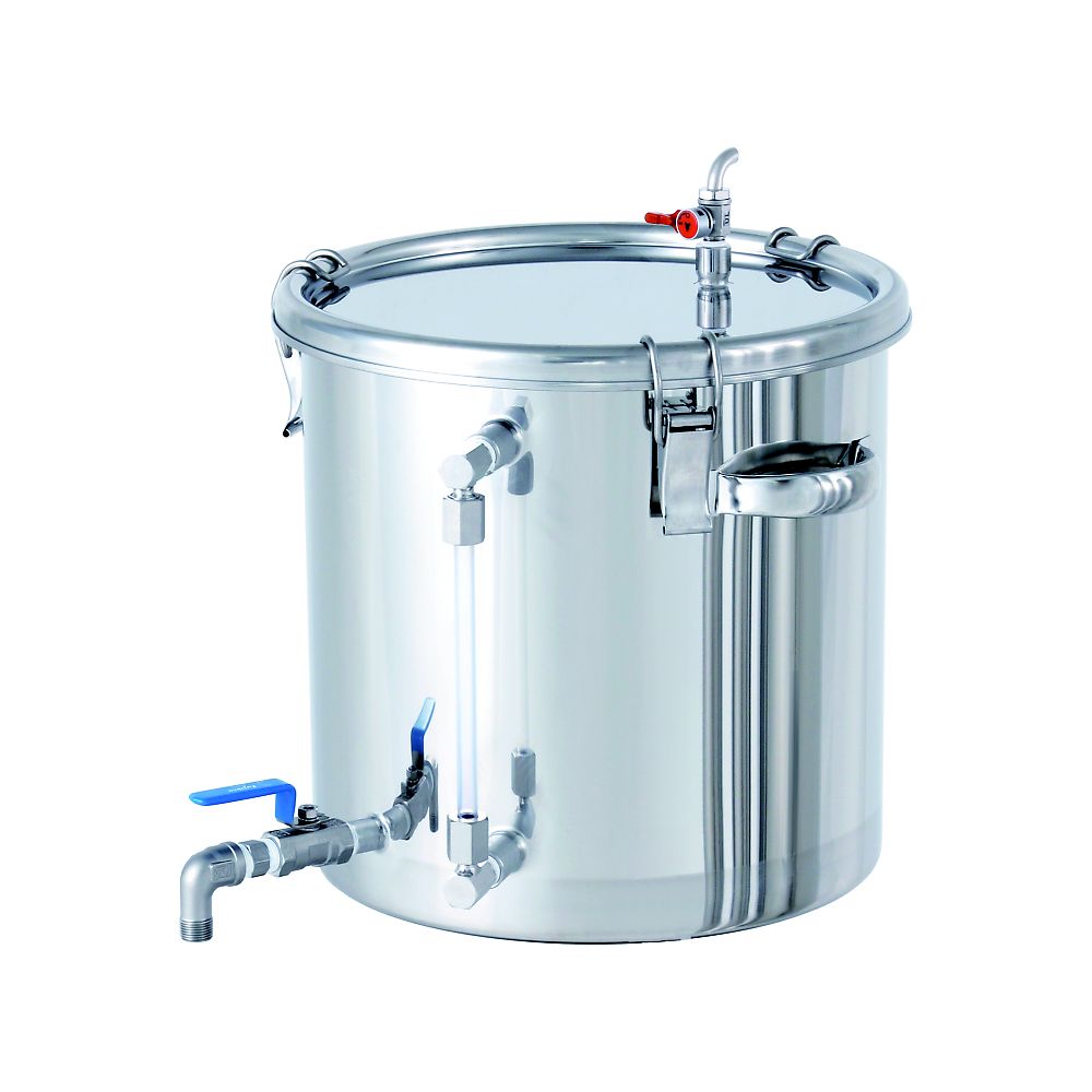 MONOVATE（旧：日東金属工業） レベル計・バルブ付密閉容器 空気抜付 25L CTHV-LV-AIV-33