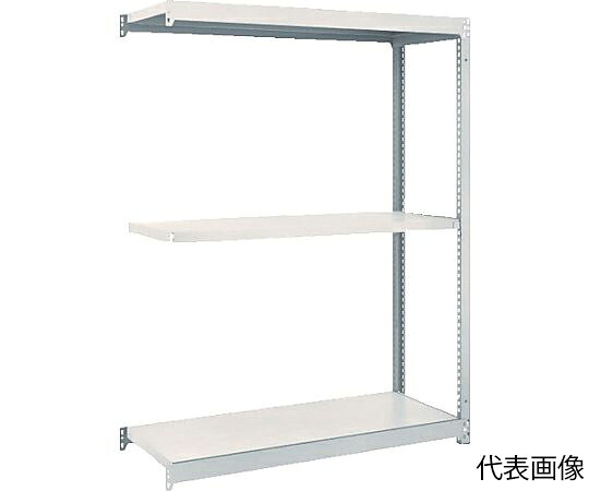 【大型品の為別途送料有】 トラスコ中山 スチールラック M1.5型軽中量棚 860X445XH900 3段 連結 M1.5-3343B