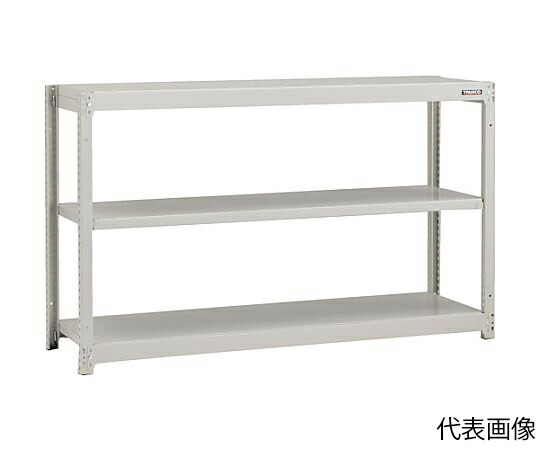 【大型品の為別途貨物輸送有】 トラスコ中山 スチール写真仕合わせ M1.5型軽中量棚 1460X295XH900 3段単体 M1.5-3533