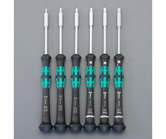 Wera 6本組/1.5-3.2mm [Nut]ドライバー（精密用） EA550MG-101