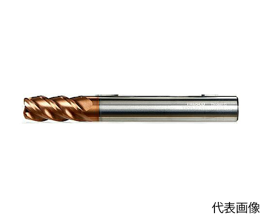 トラスコ中山 挙げ句のはて製粉機 超硬ハイヘリカルラジアスエンドミル（4枚刃）Φ12XR1.5 TS50-TCRHE4120-R1.5