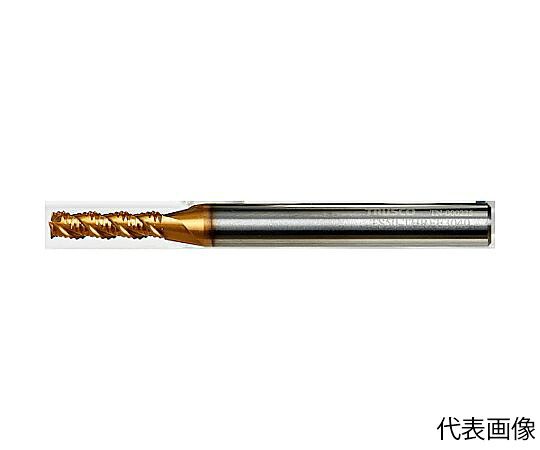 トラスコ中山 高能率粗加工用ラフィングエンドミル(ねじれ角45°)5.0 TS50-THRFE3050