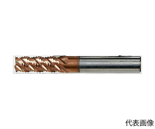 トラスコ中山 高能率粗加工用ラフィングエンドミル（ねじれ角45°）10.0 TS50-THRFE4100