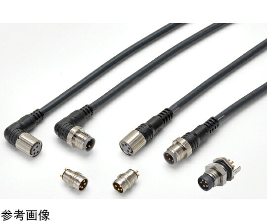 オムロン（FA・制御機器） 丸型防水コネクタ　ケーブル付コネクタソケットプラグ XS3W-M421-410-R