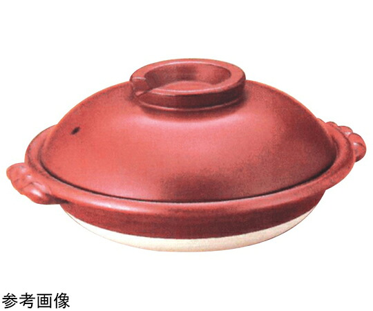 アズワン 鉄赤スッポン鍋 10号 54607-480