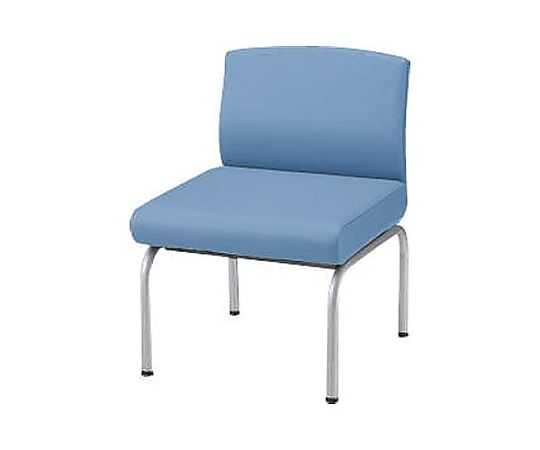 ライオン事務器 1650x600x730mm ロビーチェア（背付き/グリーン） EA956XE-128
