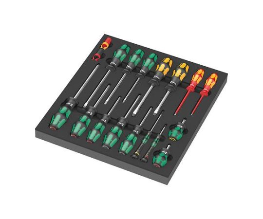 Wera 18本組 [+ - Pozi] ドライバーセット EA612WA-1