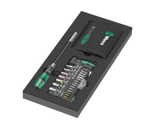 Wera [+ - Pozi Hex Torx]ドライバーセット（差替式） EA612WB-1
