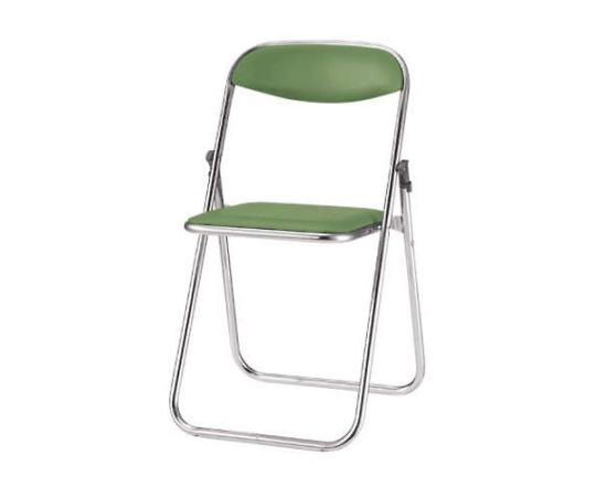 百獣の王事務器 455x437x740粍 折り畳み腰かけ（メッキ脚/緑であること） EA956XA-153
