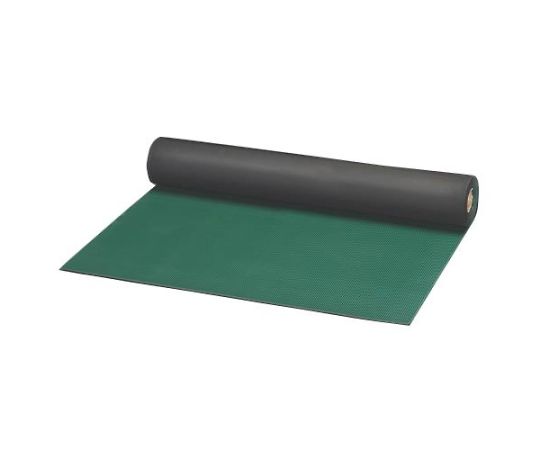 テラモト 1.2x3.0m/3.0粍 天然ゴム引っ敷き（筋入・緑） EA997RA-41B