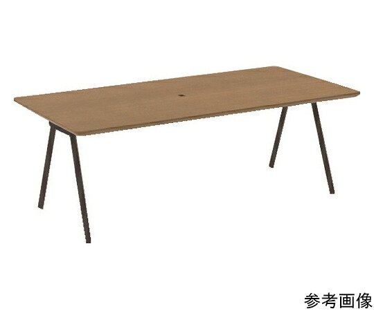 トラスコ中山 会議時刻表 W1800×D860×H600 天板白いことオーク材 MLT18086-WO