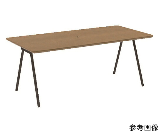 トラスコ中山 会議時刻表 W1800×D860×H700 天板白いことオーク材 MMT18086-WO
