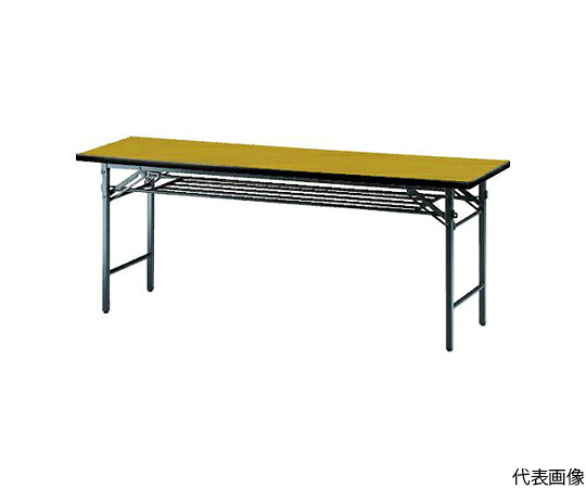 トラスコ中山 話し合い用速見表棚付折り畳み式 1500×600×700 チーク チーク TS-1560 医薬品・コンタクト・介護-その他-治療機器