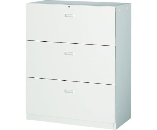 【大型品の為別途貨物輸送有】 トラスコ中山 社会的単位型壁面書庫 ラテラル3段 H1110 アジャスター付 W色 UFAW-11