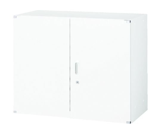 【大型品の為別途貨物輸送有】 トラスコ中山 単一のもの型壁面書庫 D400 両開き H720 W色 UFHW-7