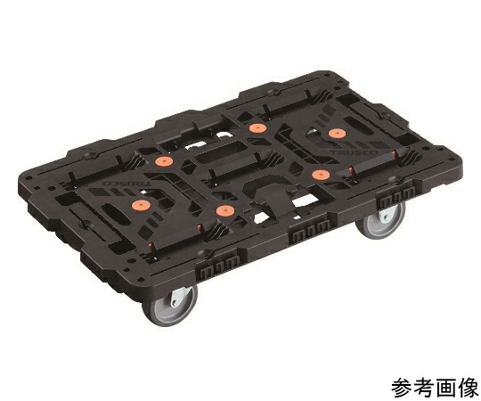 トラスコ中山 繋ぎ合わせる式脂製平台車 ビートル 700X450 自在3輪 BT700J3-E100