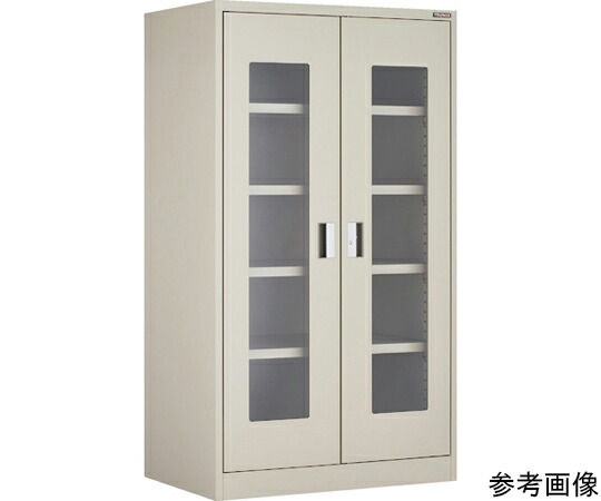 トラスコ中山 フリッパードアーキャビネット 1010X650XH1780 アクリル窓付 FPD-604G