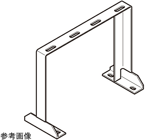 ネグロス電工 立上りラック用架台　溶融亜鉛 Z-AGY4033