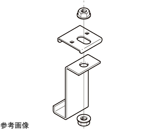 ネグロス電工 繋ぎ合わせる部吊り金具 1箱（10個入） QRH2B その他-医薬品・コンタクト・介護