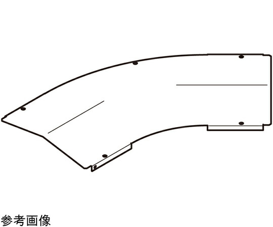 ネグロス電工 水平ベンド屋根形カバー溶融亜 Z-CVA745Y