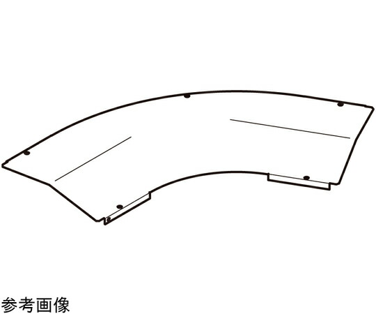 ネグロス電工 水平ベンド屋根形カバー溶融亜 Z-CVA660Y