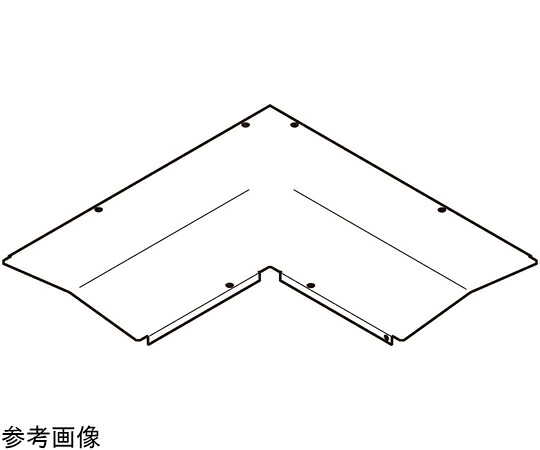 ネグロス電工 内・外直角屋根型カバーステン S-CVLAC80Y