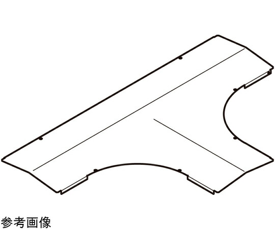 ネグロス電工 T形分岐屋根形カバー ステン S-CVT70Y
