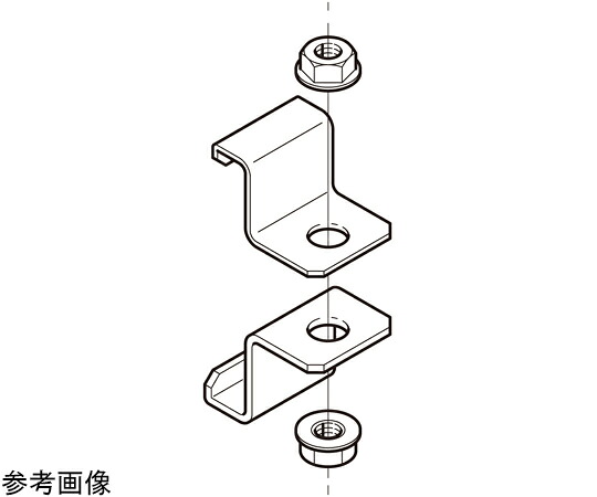 ネグロス電工 ラックカバー対応吊金具溶融亜 1箱（10個入） Z-SRH1CB