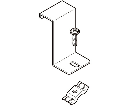 ネグロス電工 LA形分岐用振止金具 ステン 1箱（10個入） S-SRLAS1