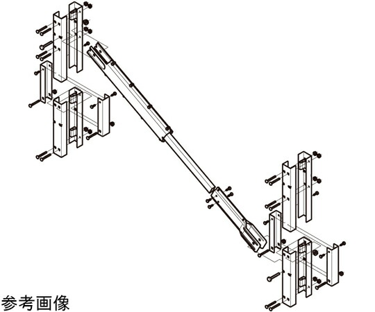 ネグロス電工 ケーブルラック制振システム ZBDS2-900