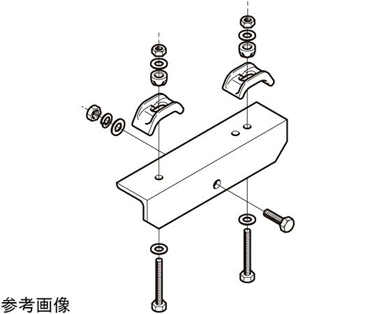 ネグロス電工 H形鋼支持金具 BR65AGH25