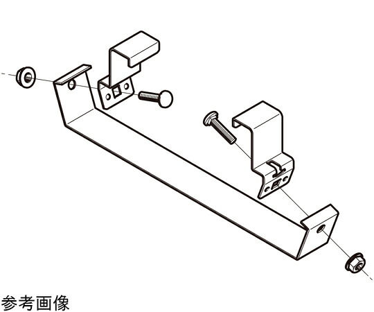 ネグロス電工 底板カバー支持バンド CVFQB100