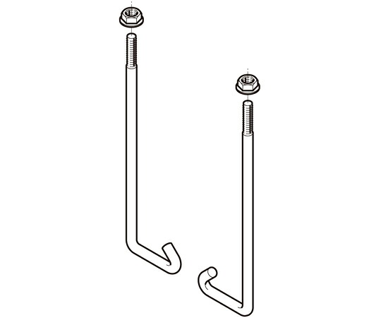 ネグロス電工 カバークランプ用フックB S 1箱（20組入） S-FB-CVCQ120