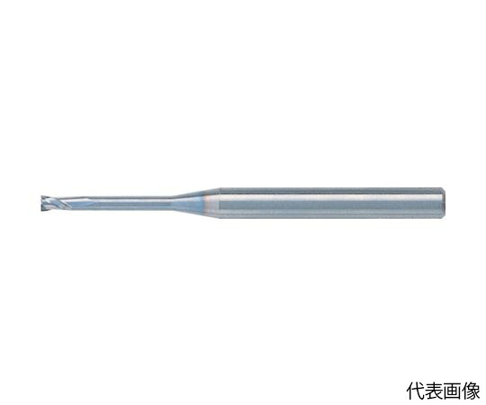 ユニオンツール UTコート2枚刃ロングネックスクエアC-CER 外径0.3×有効長1.5×刃長0.4×全長45×シャンク径4 C-CER2003-1.5