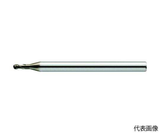 ユニオンツール HMGコート2枚刃高硬度材加工用ロングネックボール R0.075×有効長0.5×刃長0.12×首径0.14×全長45 HGLB20015-005