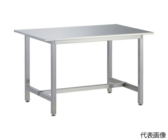トラスコ中山 KSW3型オールステンレス抗菌天板作業台 1500×750×H740mm KSW3-1575