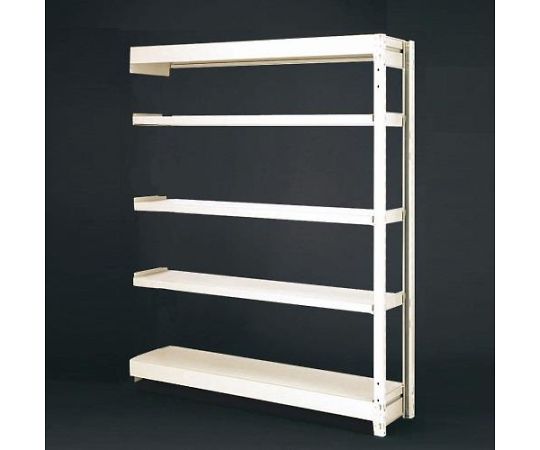 アズワン 1195x470x1800mm/200kg/５段 ｽﾁｰﾙ棚(連結用 EA976AE-120DB