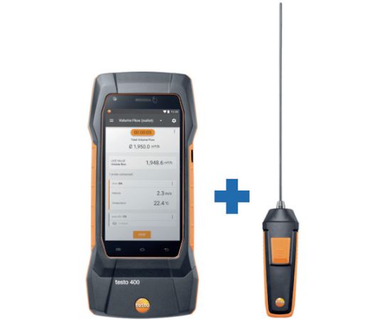 テストー（Testo） testo400 + Pt100 高的確さ体温プローブ TD20-400-12