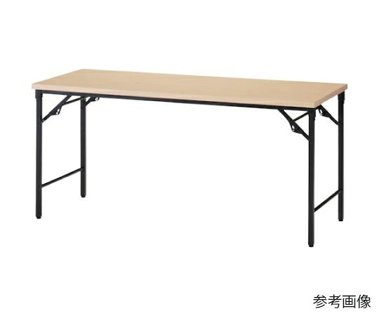 トラスコ中山 折りたたみ話し合い時刻表 1500×600×H700 棚板なし 自然的 TST-1560-C