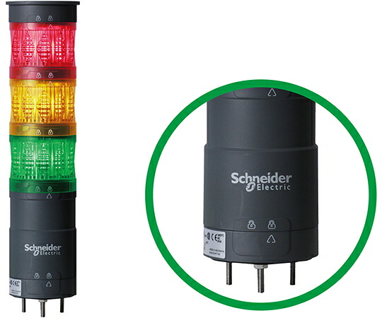シュナイダーエレクトリック 積層式LED書きあらわす灯 XVU6B3ROGW 治療機器-その他