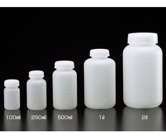サンプラテック サンプラ PF洗浄PEボトル（広口） 100mL 1組（5本入） 30828