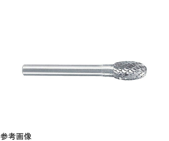 スーパーツール 超硬赤ちょうちん つら構え：卵型 b（粍）：16 l（粍）：25 L（粍）：69 シャンク径a（粍）：Φ6 SB6C04S
